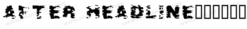 after headline-常规字体转换
